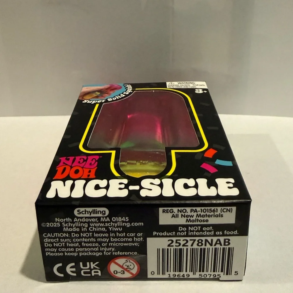 NeeDoh Nice-Sicle- Blue, yellow, pink - Picture 3 of 3